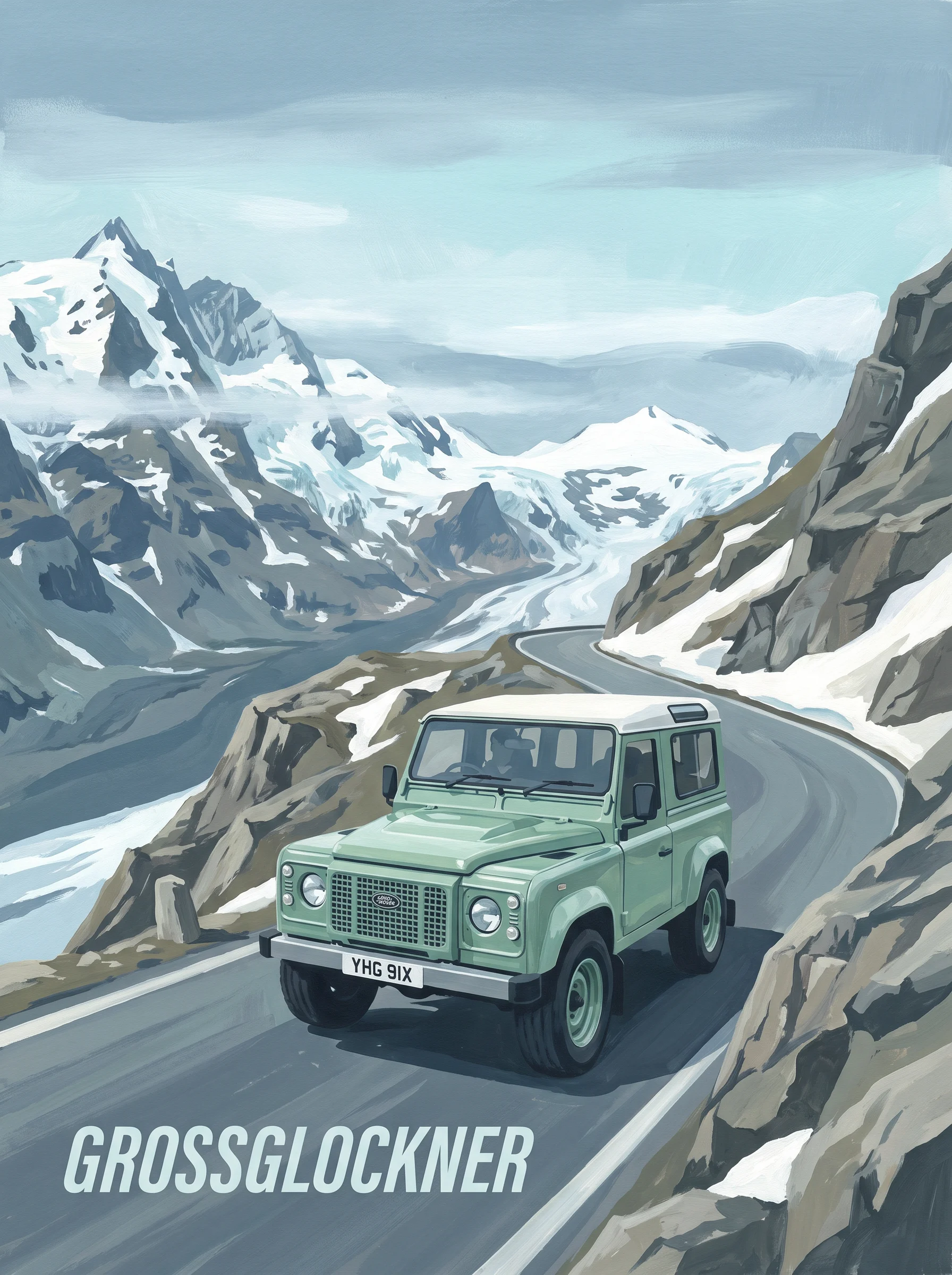 Land Rover Defender 90 — Grossglockner