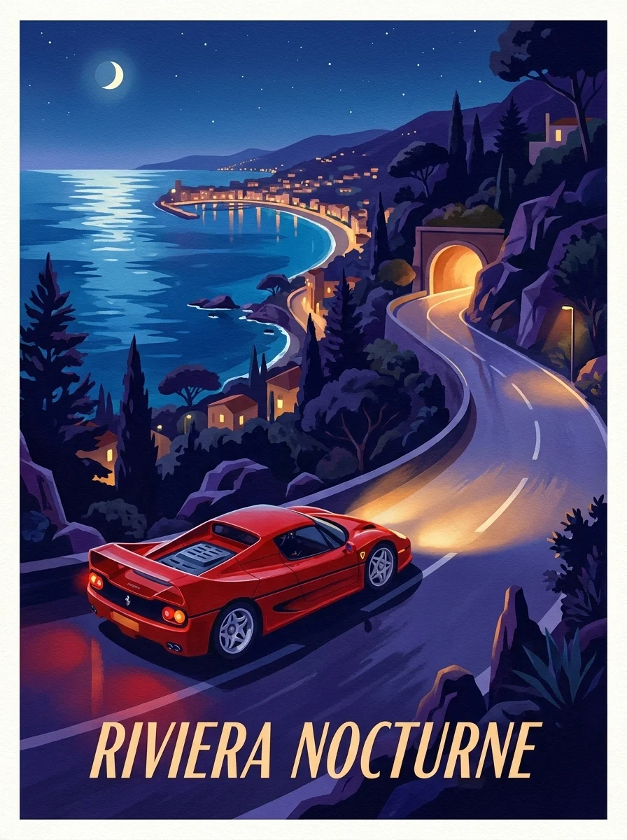 Ferrari F50 — Riviera Nocturne