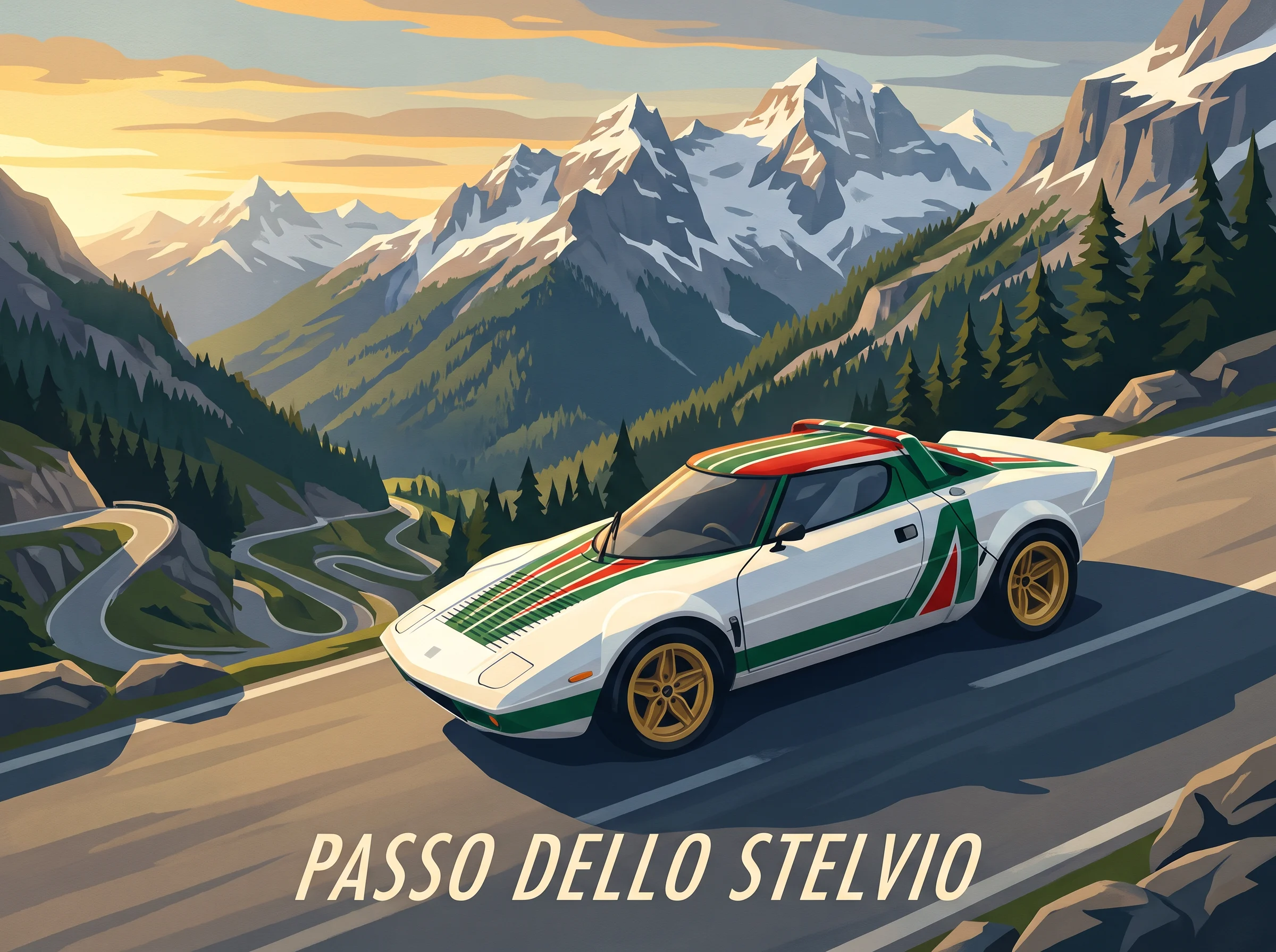 Lancia Stratos HF — Passo dello Stelvio