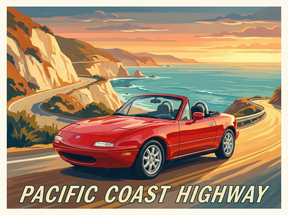Mazda MX-5 — Pacific Coast Highway