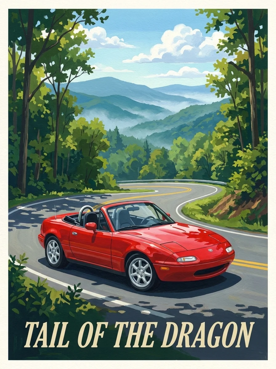 Mazda MX-5 — Tail of the Dragon
