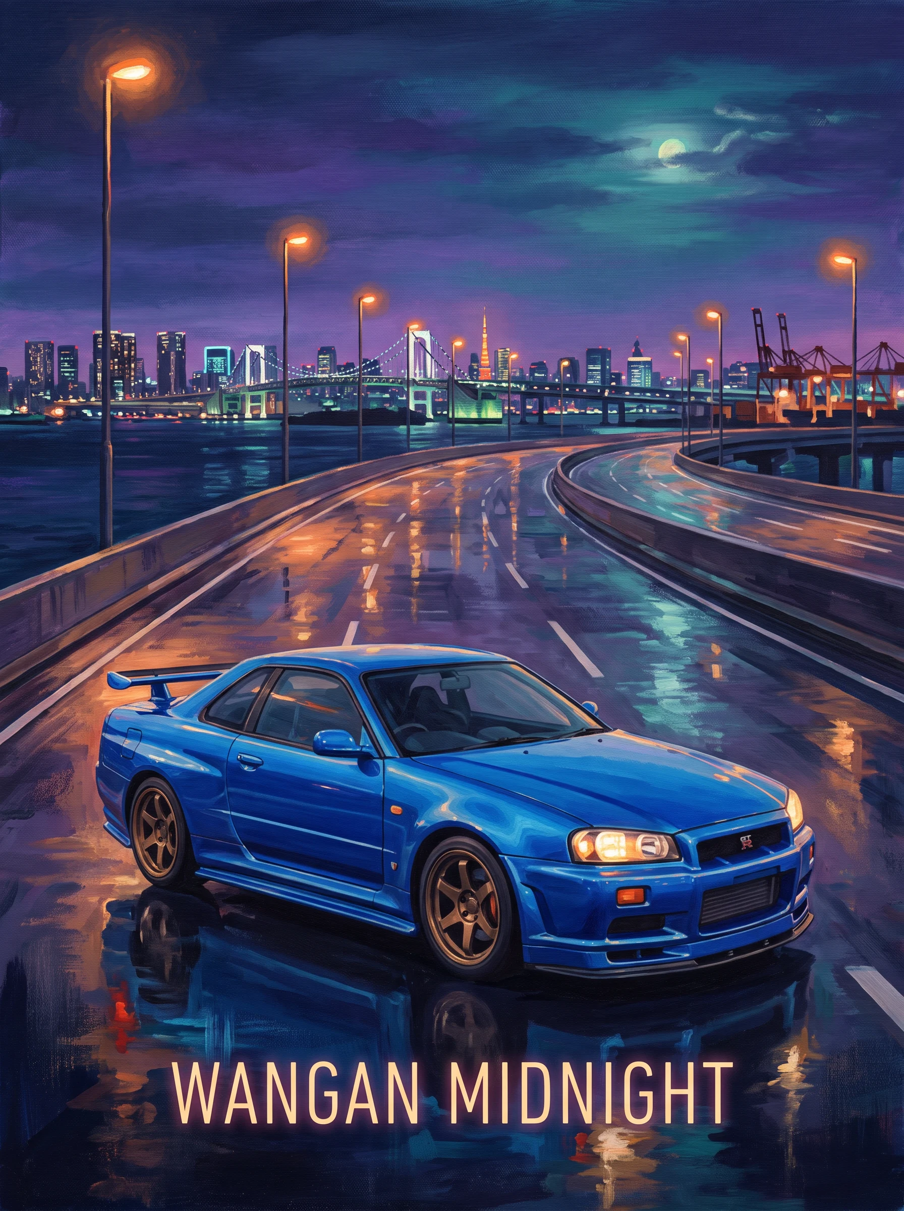 Nissan Skyline GT-R R34 — Wangan Midnight